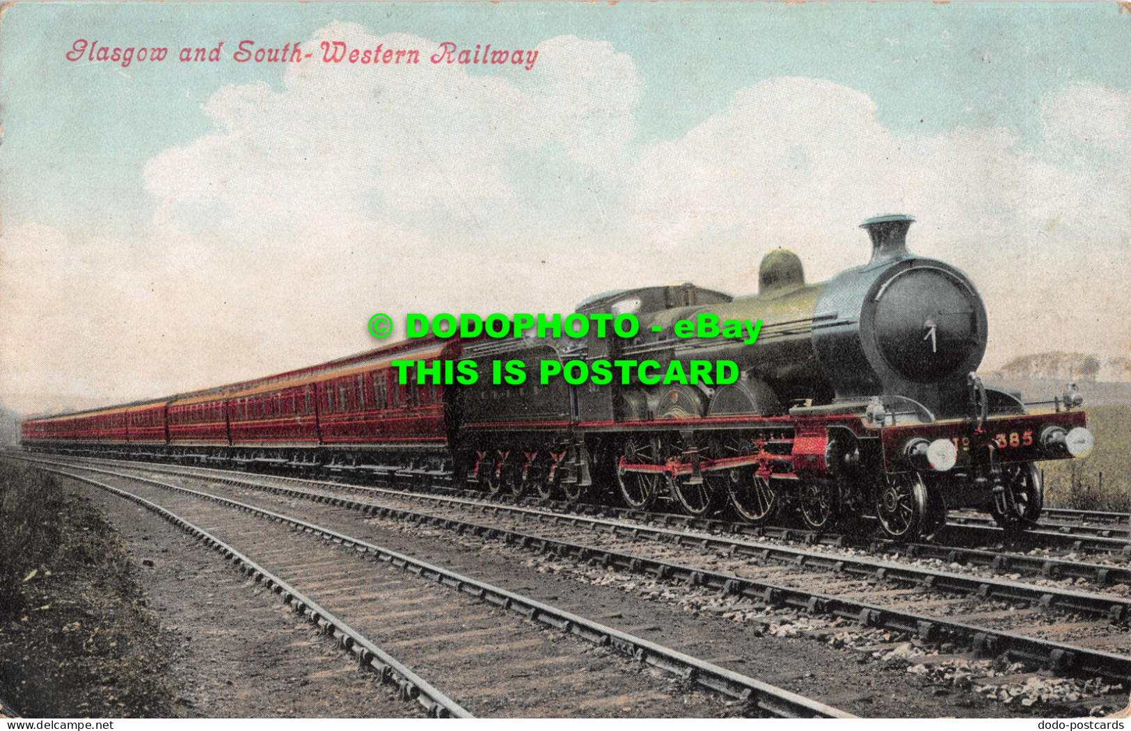 R546838 Glasgow And South. Western Railway. Valentine Series - World