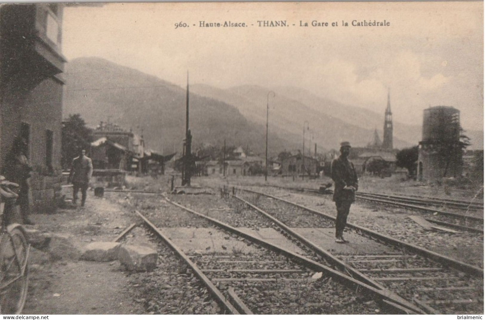 THANN La Gare Et La Cathédrale - Thann