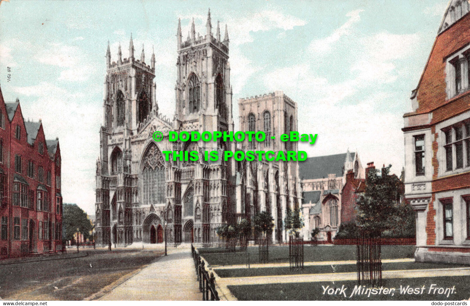 R546843 York Minster. West Front. Frith Series - World