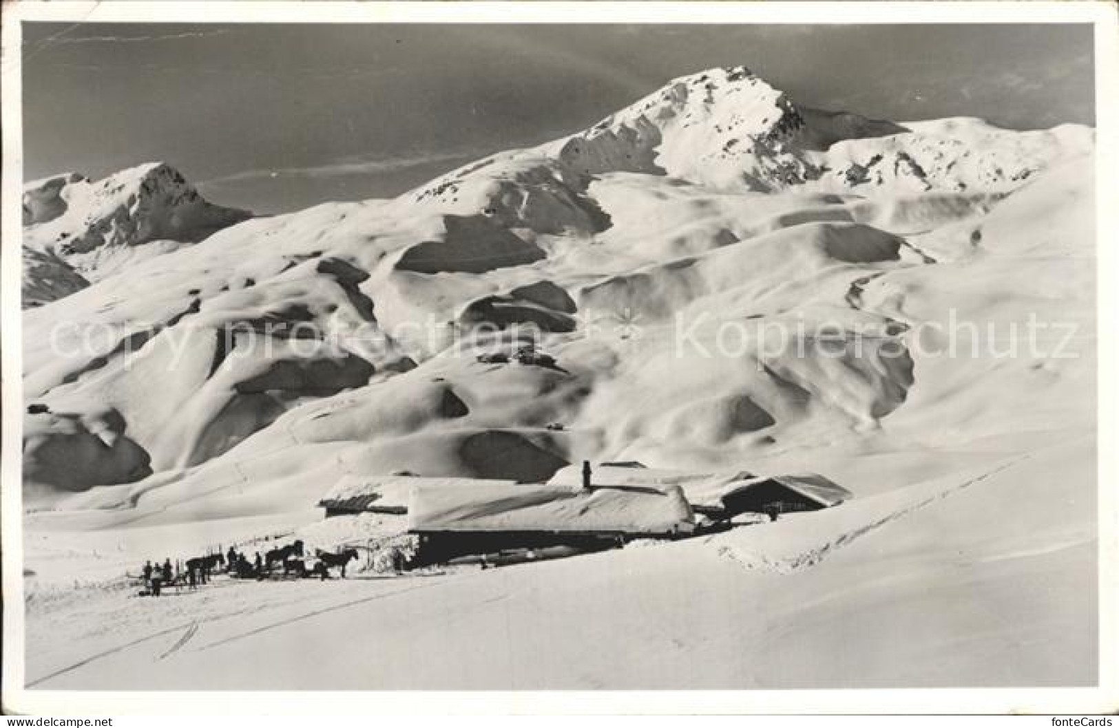 12341244 Arosa GR Weisshorn Tschuggen Huetten Arosa - Sonstige & Ohne Zuordnung