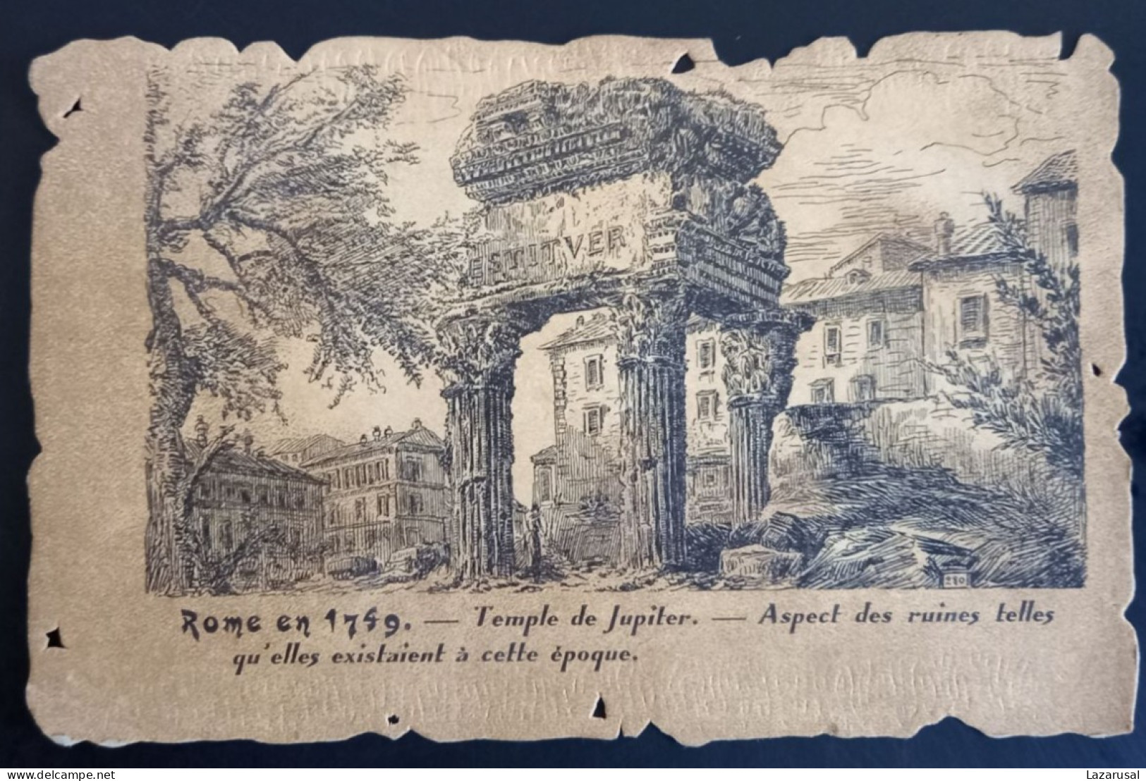 #15  ITALY ROMA - Rome En 1749 - Temple De Jupiter - Ed. PARTICOLARE - Other & Unclassified