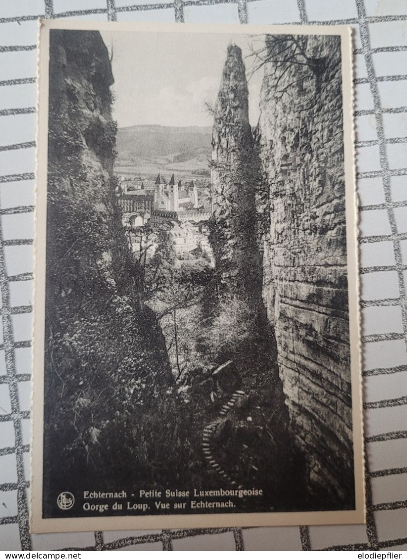 Echternach. Petite Suisse Luxembourgeoise. Gorge Du Loup. Vue Sur Echternach - Echternach