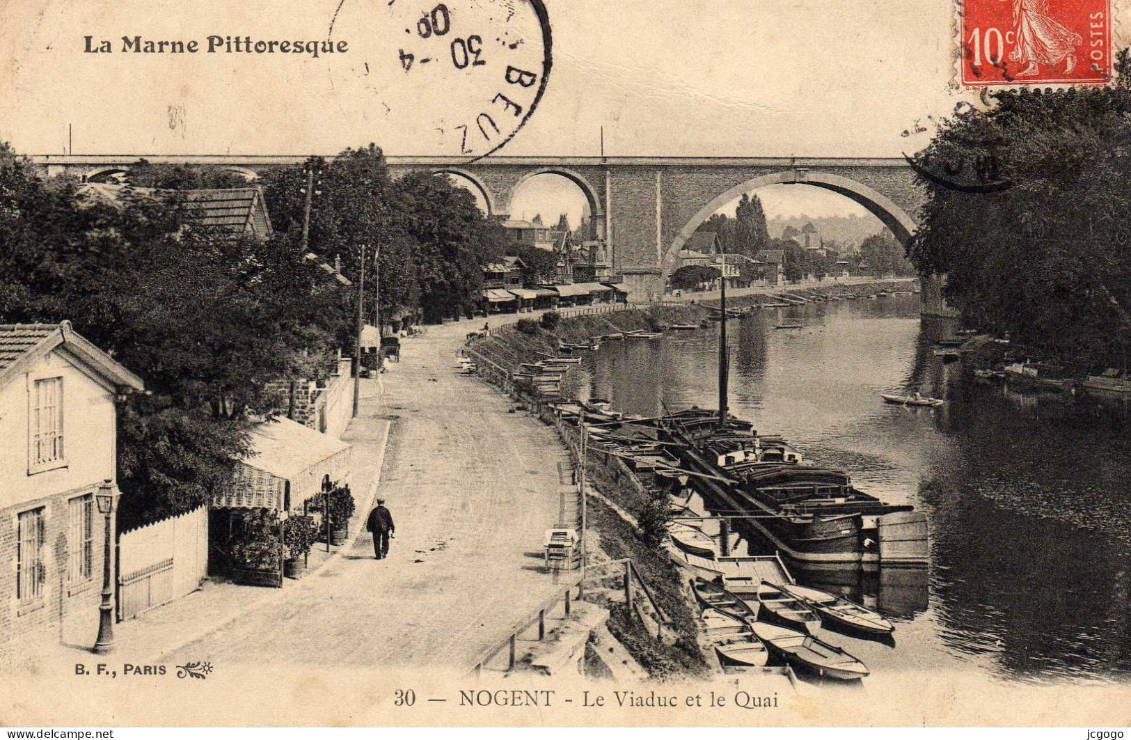 NOGENT  Le Viaduc Et Le Quai - Nogent Sur Marne