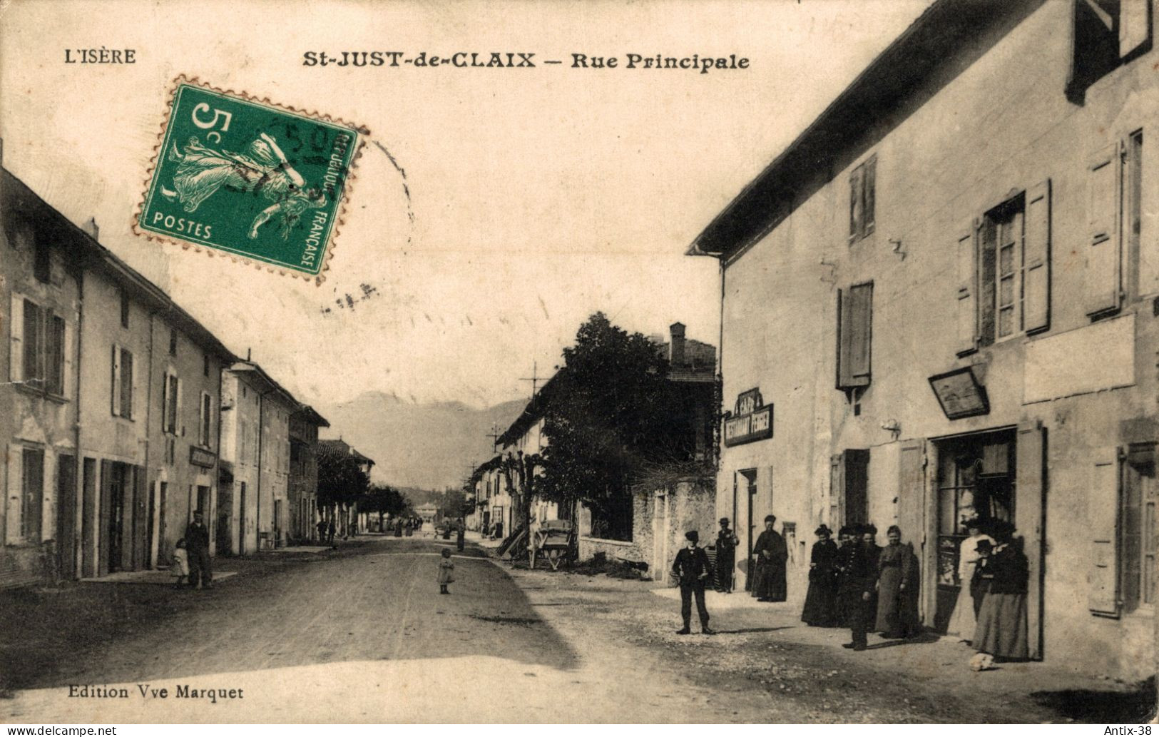 N78 - 38 - SAINT-JUST-DE-CLAIX - Isère - Rue Principale - Autres & Non Classés