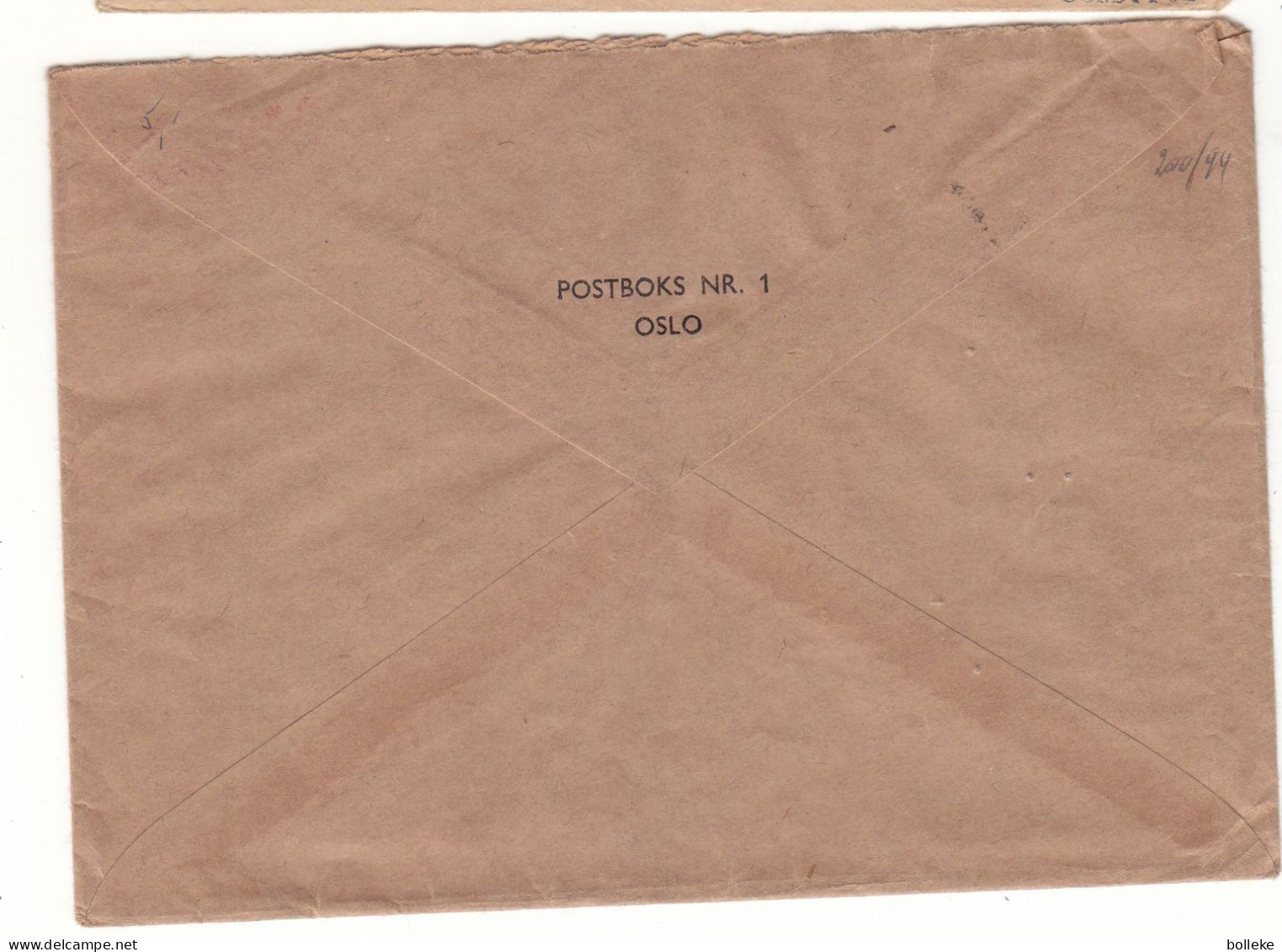 Norvège - Lettre De 1948 - Oblit Oslo - Exp Vers Bressoux Liège - - Lettres & Documents