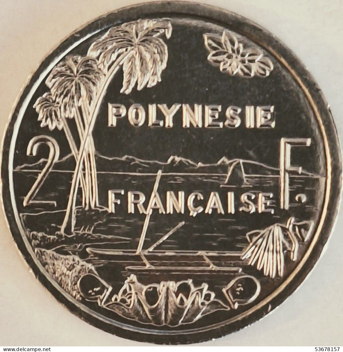 French Polynesia - 2 Francs 2009, KM# 10 (#4411) - Polynésie Française