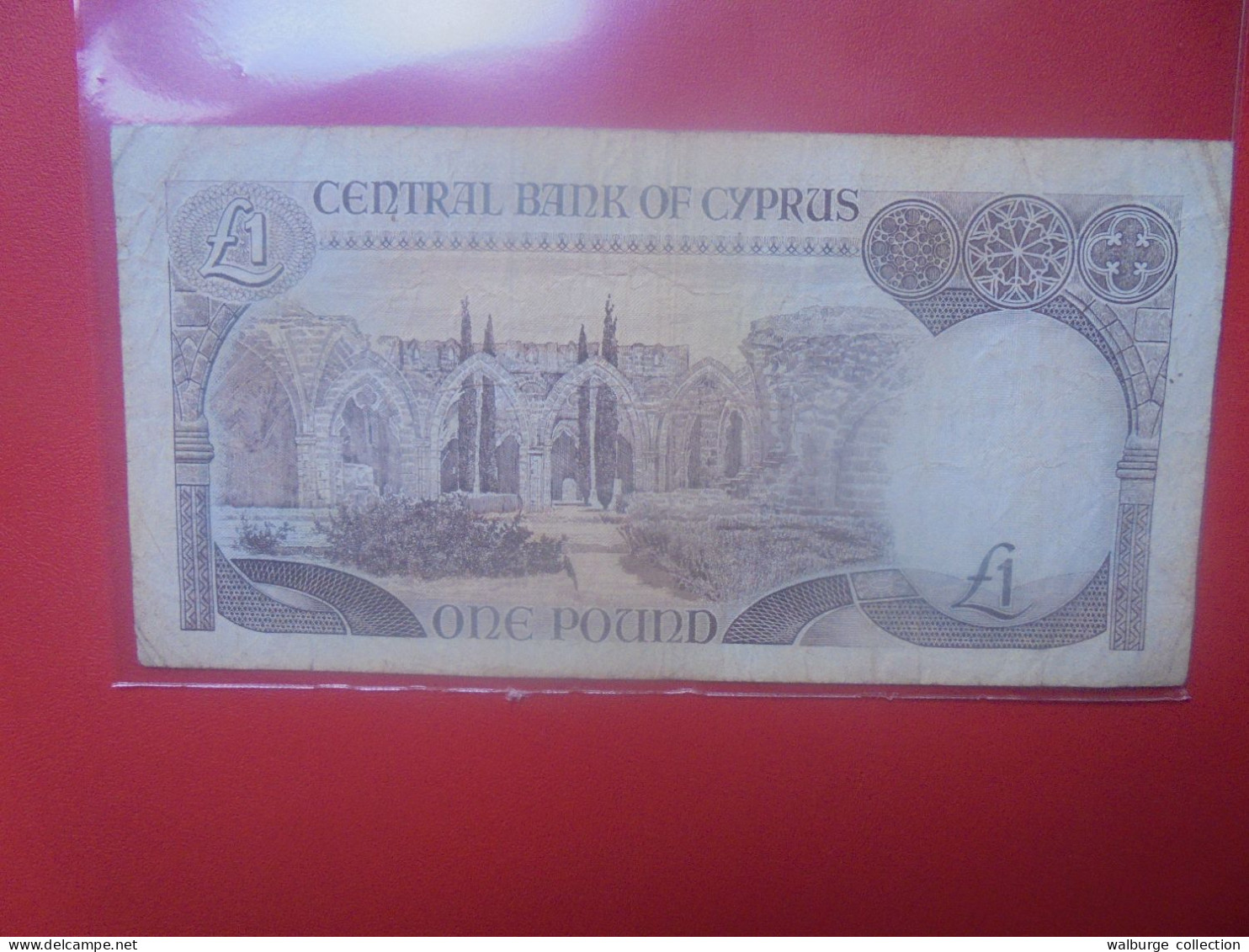 CHYPRE 1 POUND 1989 Circuler COTES:13,5-65$ (B.33) - Cyprus