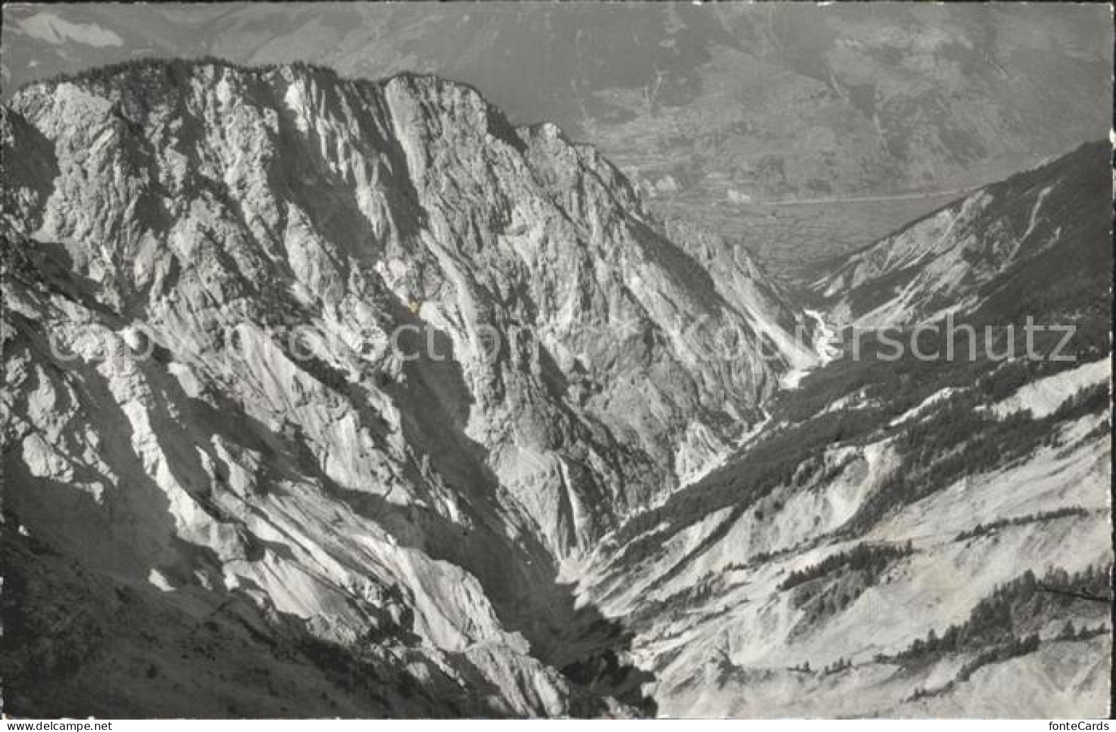 12340142 Chandolin VS Jllgraben Groesster Erosionstrichter Der Alpen Chandolin - Autres & Non Classés