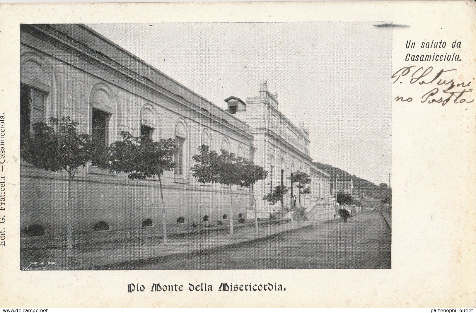 Cartolina - Postcard /  Viaggiata /  Casamicciola - Pio Monte Della Misericordia - Sonstige & Ohne Zuordnung