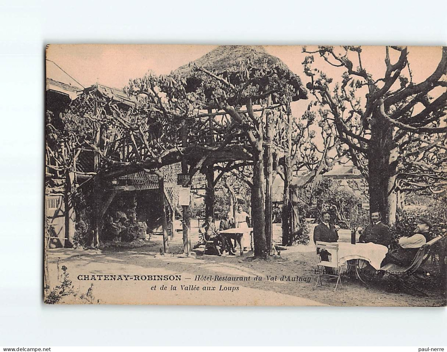 CHATENAY ROBINSON : Hôtel Restaurant Du Val D'Aulnay Et De La Vallée Aux Loups - état - Chatenay Malabry