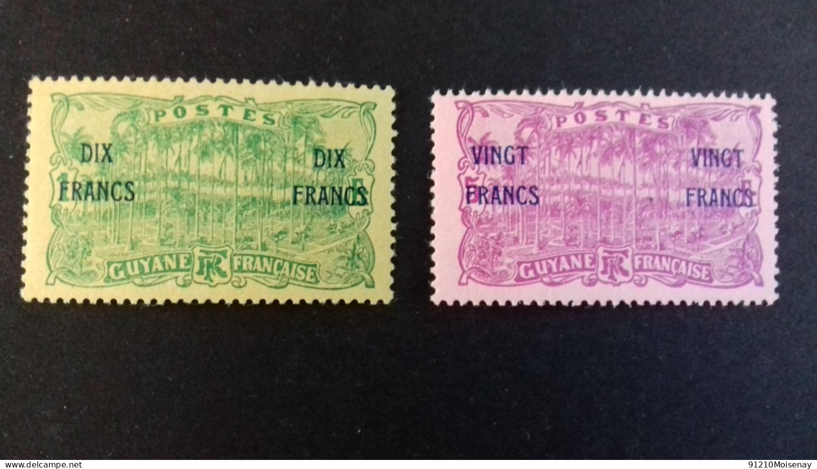 GUYANE  N° 95/96  * Et ** - Unused Stamps