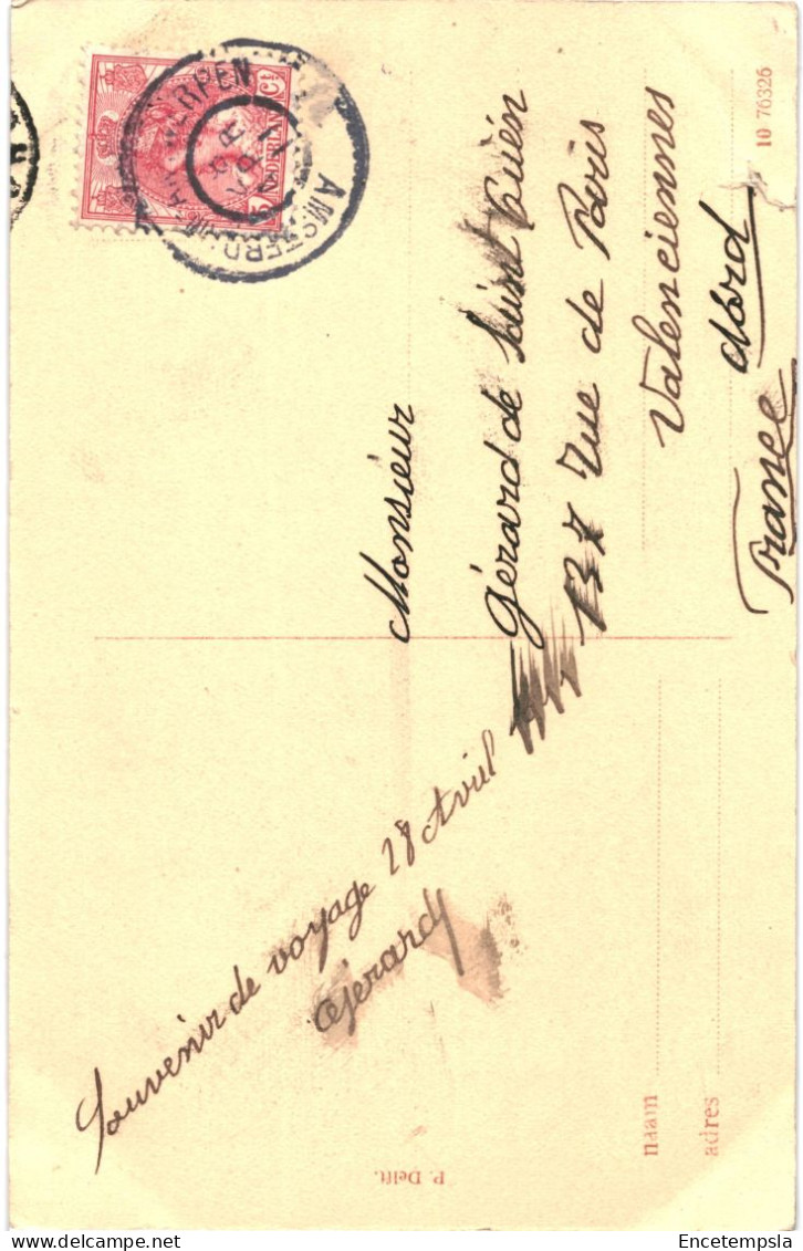 CPA Carte Postale  Pays Bas Delft Trap In Het Prinsenhof  1911VM80169ok - Delft