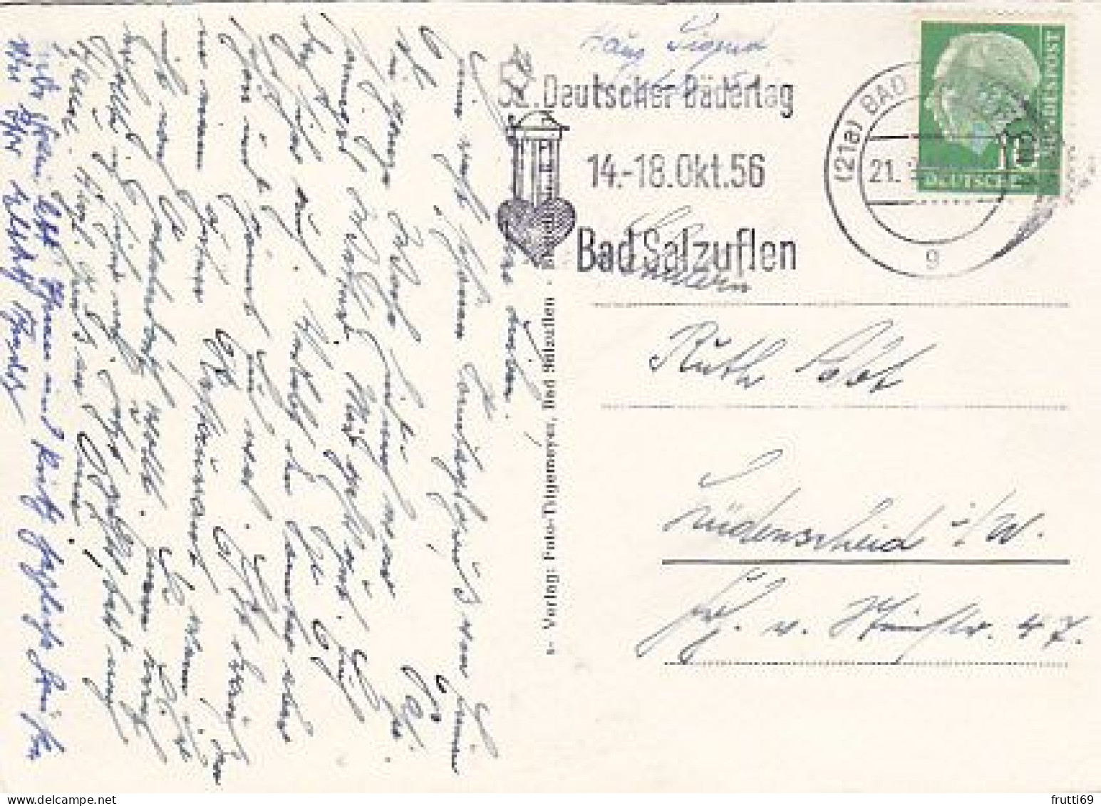 AK 215797 GERMANY - Bad Salzuflen - Rosengarten Mit Saline - Bad Salzuflen