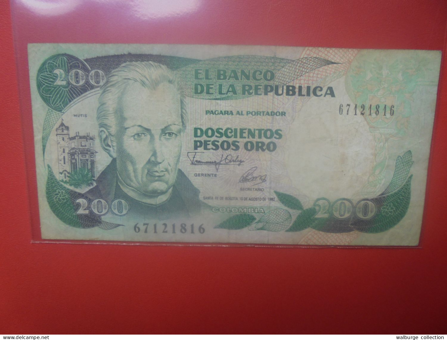 COLOMBIE 200 PESOS ORO 1992 Circuler (B.33) - Colombia