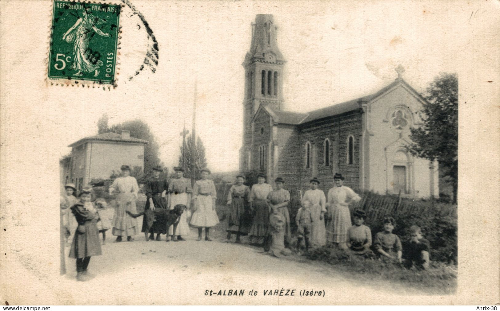 N78 - 38 - SAINT-ALBAN-DE-VARÈZE - Isère - L'Église - Autres & Non Classés