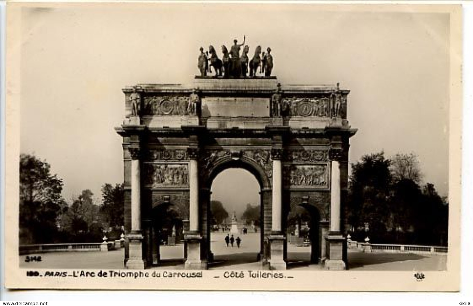 CPA  9 X 14  PARIS   L'Arc De Triomphe Du Carrousel - Côté Tuileries - Arc De Triomphe