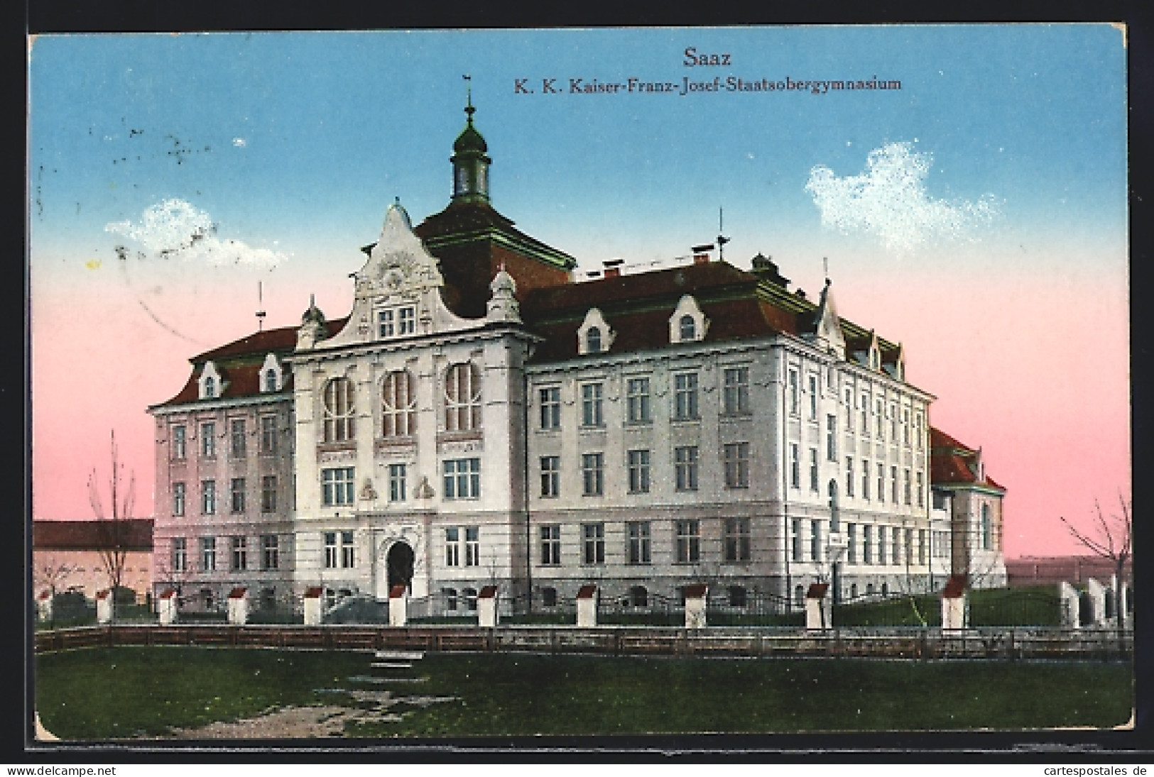 AK Saaz, K. K. Kaiser Franz Josef Staatsobergymnasium  - Tschechische Republik
