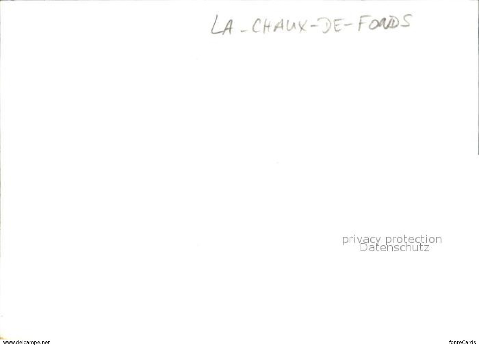 12339401 La Chaux-de-Fonds Fliegeraufnahme La Chaux-de-Fonds - Sonstige & Ohne Zuordnung