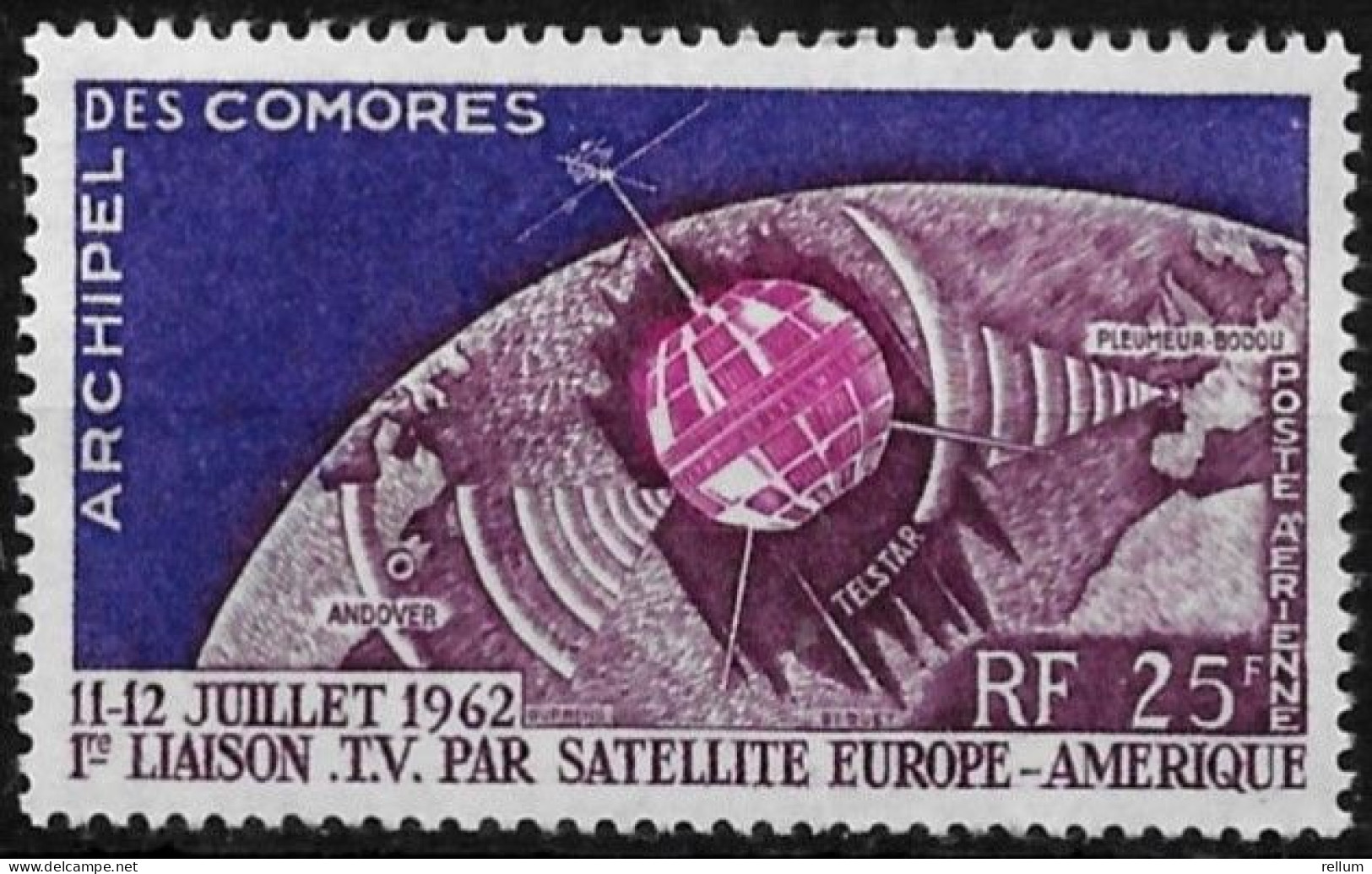 Comores 1962 - Yvert N° PA 7 - Michel N° 51 ** - Luchtpost