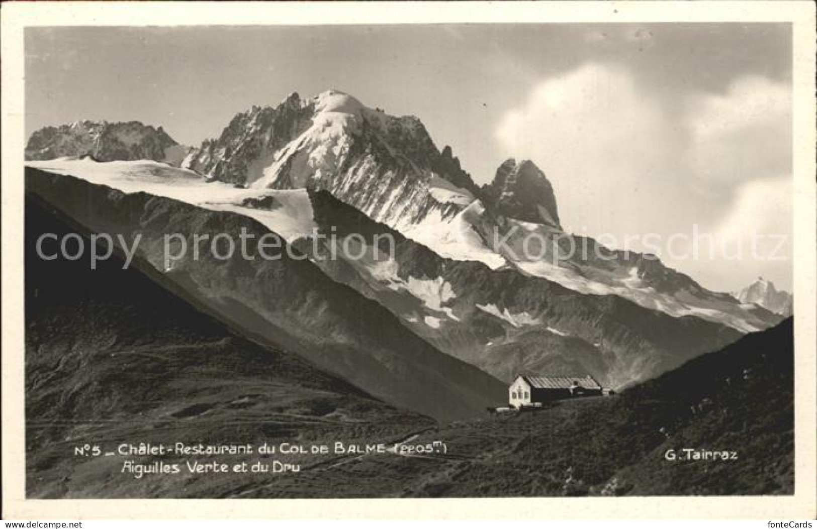 12339191 Col De Balme Chalet- Restaurant  Balme, Col De - Sonstige & Ohne Zuordnung