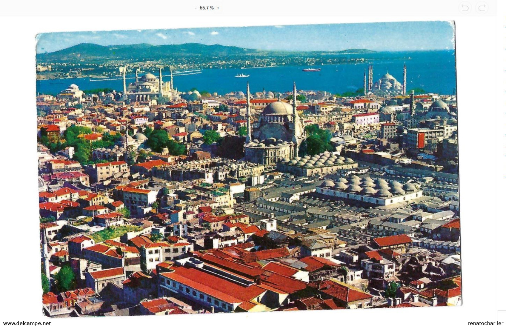 Istambul.La Mosquée Bleue Et Sainte-Sophie.Expédié à Gournay En Bray (France) - Türkei