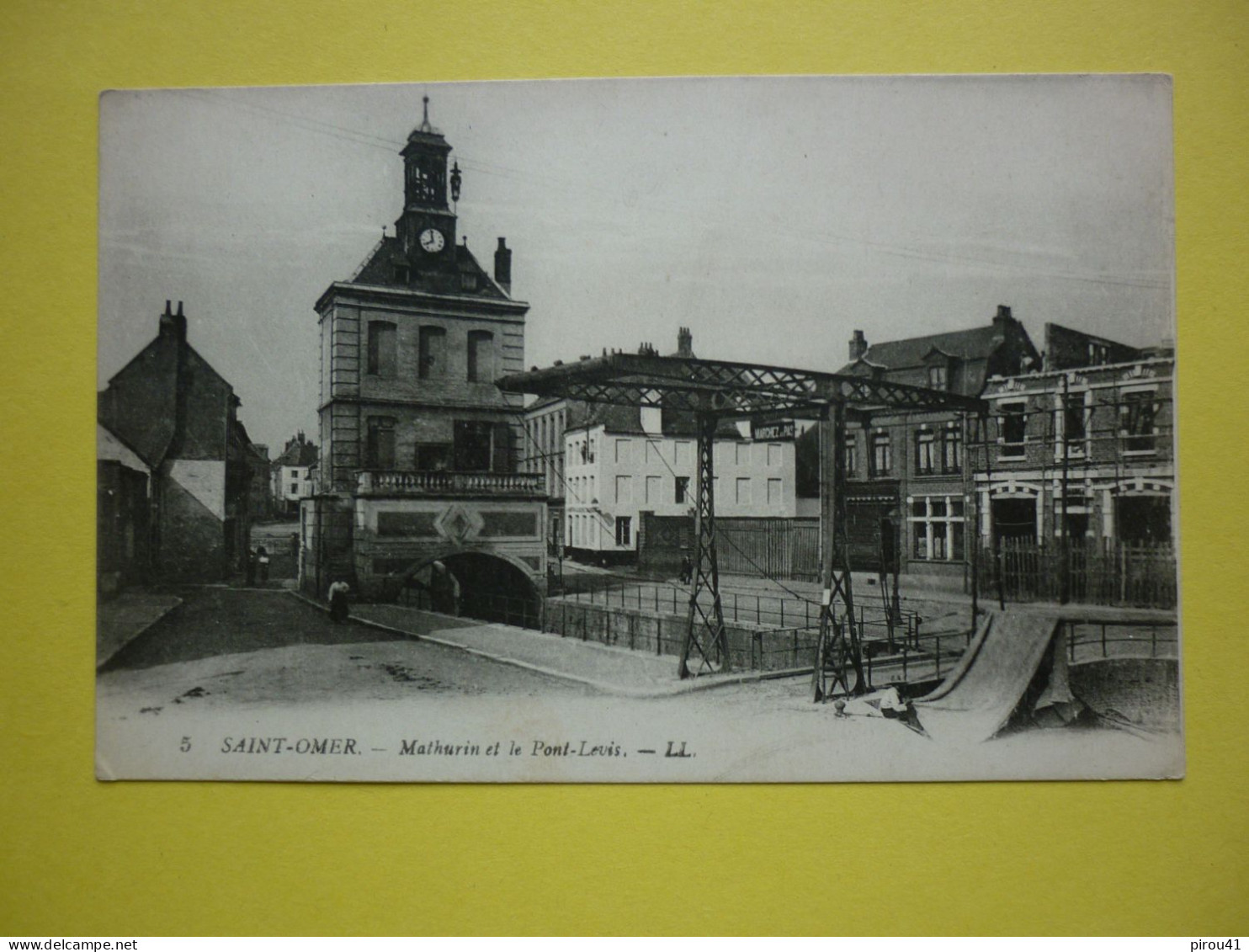 62.  SAINT OMER  MATHURIN ET LE PONT LEVIS - Saint Omer