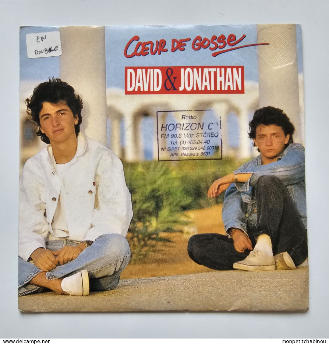 45T DAVID & JONATHAN : Coeur De Gosse - Otros - Canción Francesa