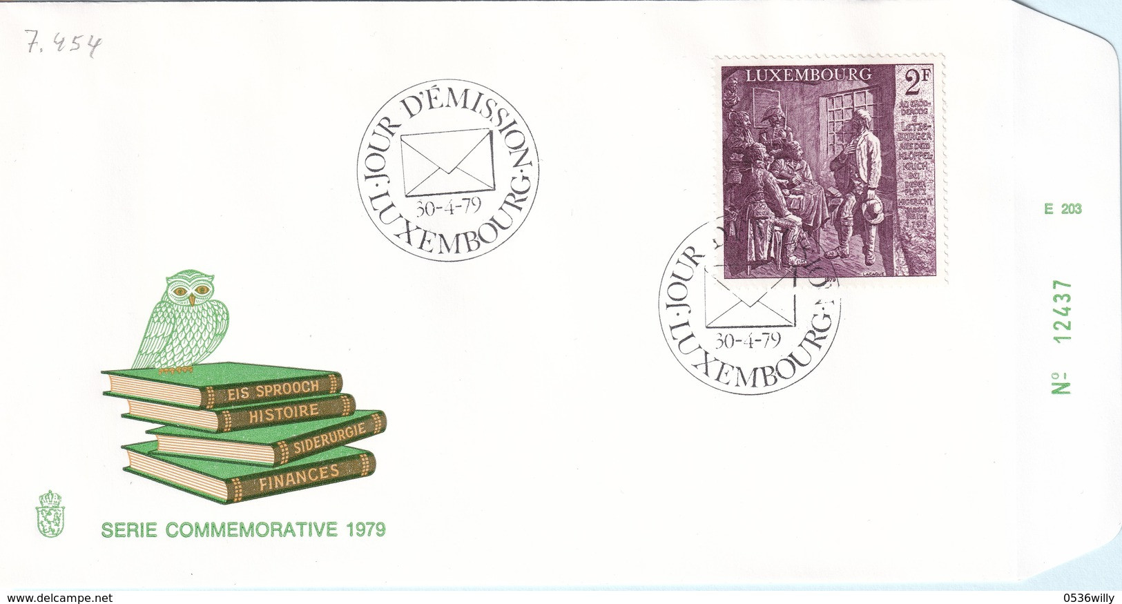 Luxembourg 1979 . FDC Révolte Paysanne (Klöppelkrich) (7.454) - FDC