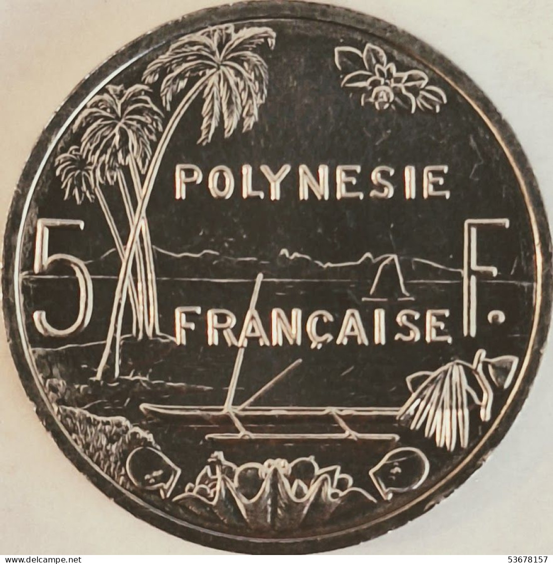 French Polynesia - 5 Francs 2008, KM# 12 (#4412) - Polinesia Francese