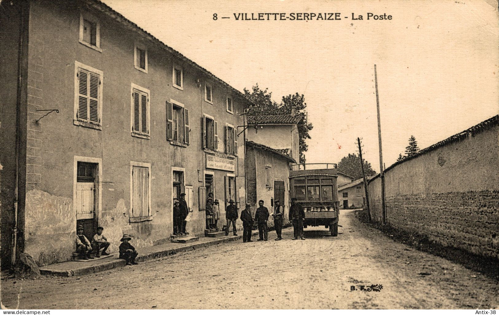 N79 - 38 - VILLETTE-SERPAIZE - Isère - La Poste - Autres & Non Classés