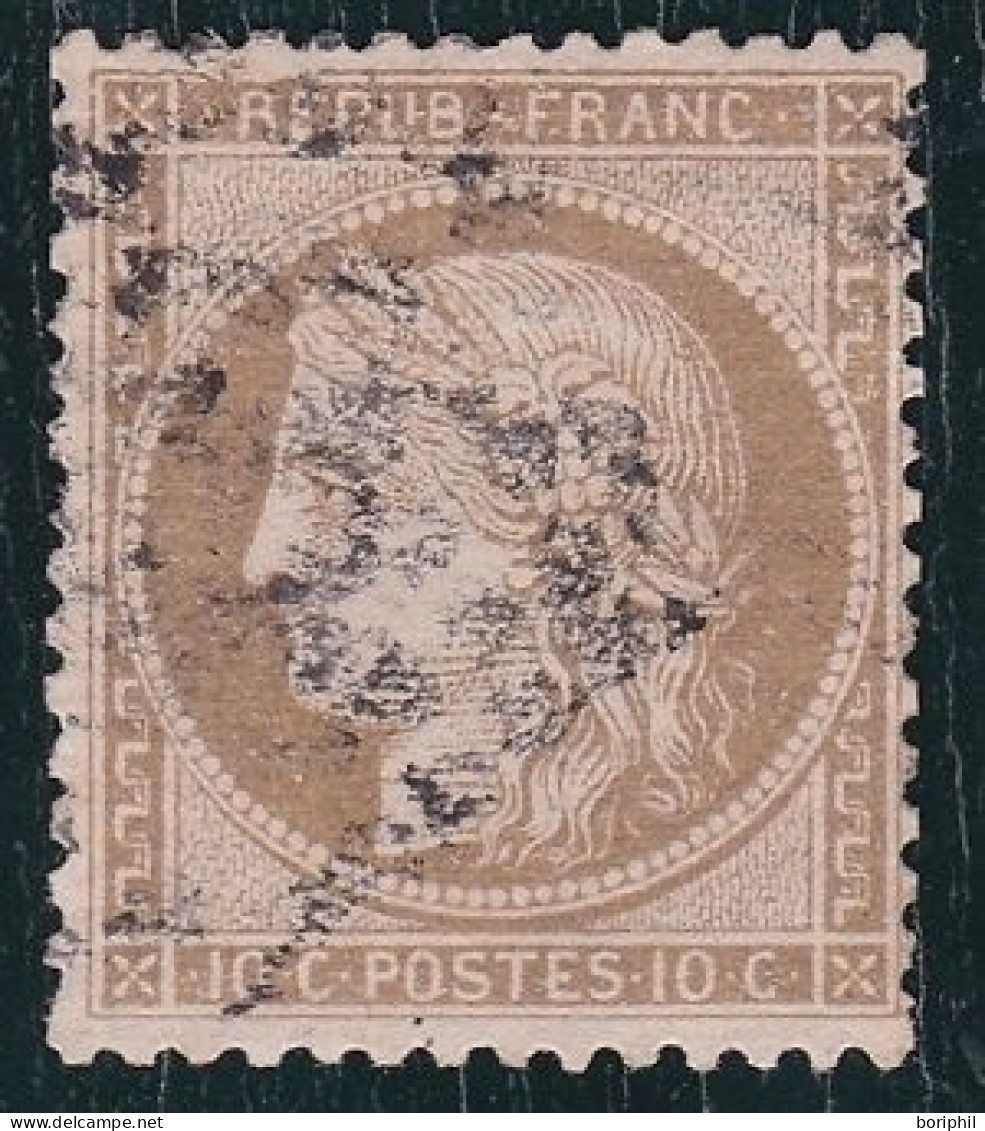 Cérès 10c Brun/Rose N° 58 YT - Belle Variété - 1871-1875 Ceres