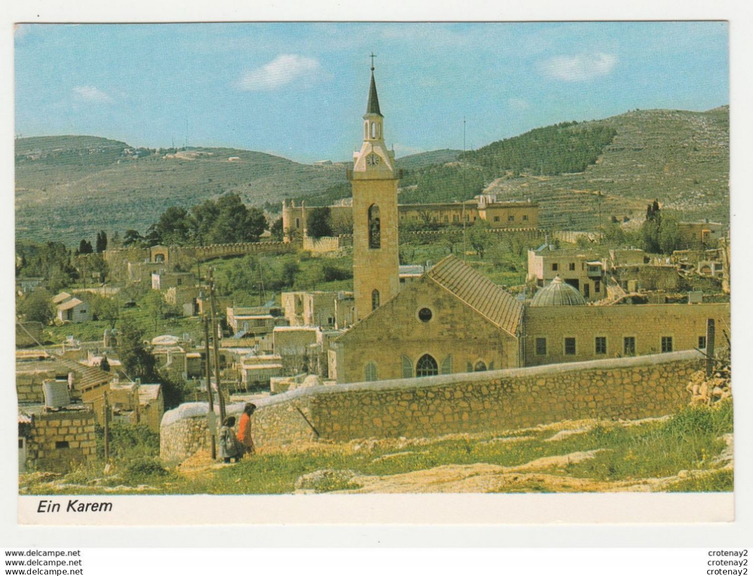 Israël EIN KAREM Vue Partielle N°3826 VOIR DOS - Israël