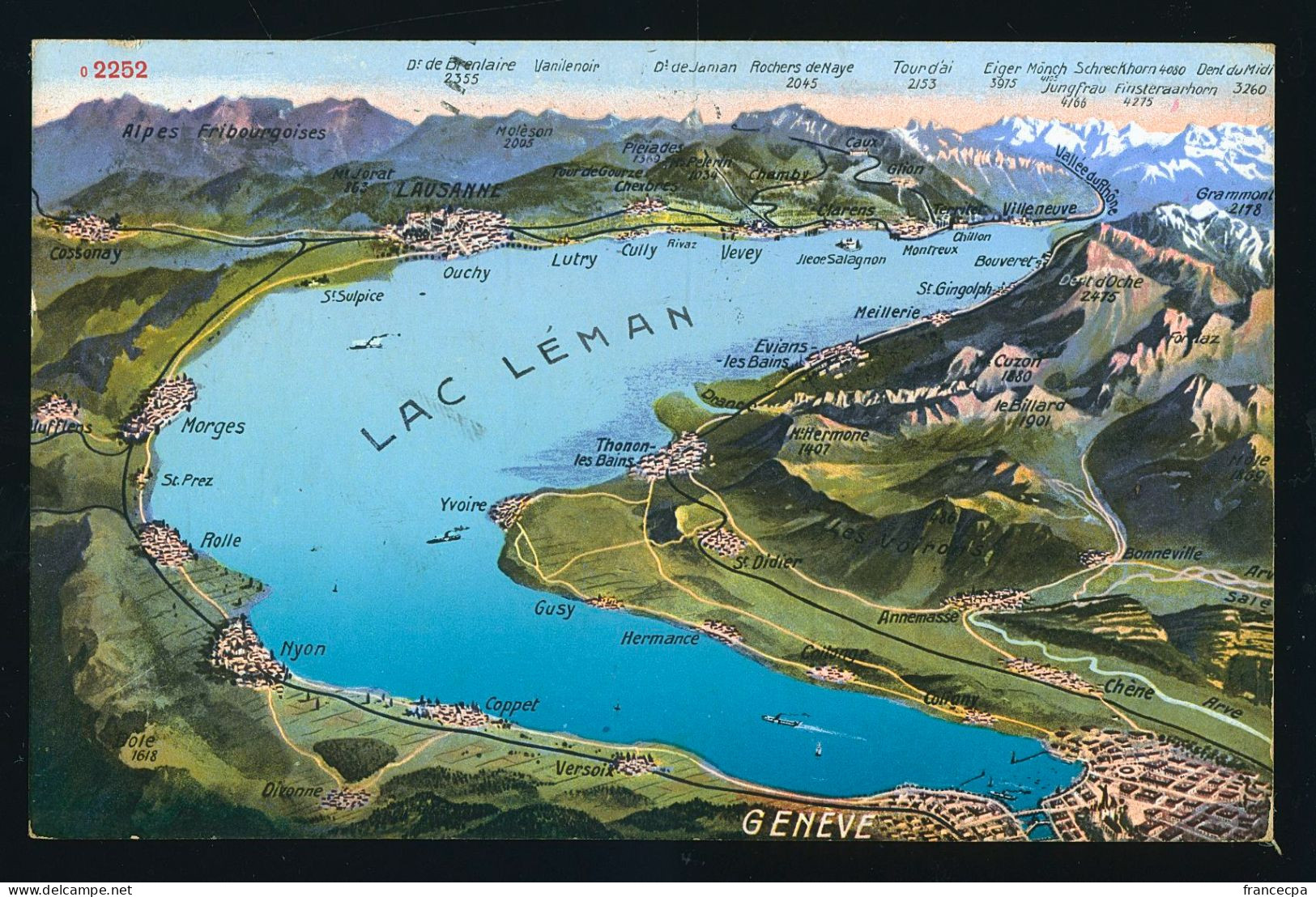 14647 - SUISSE - GENEVE - Lac Léman - Genève