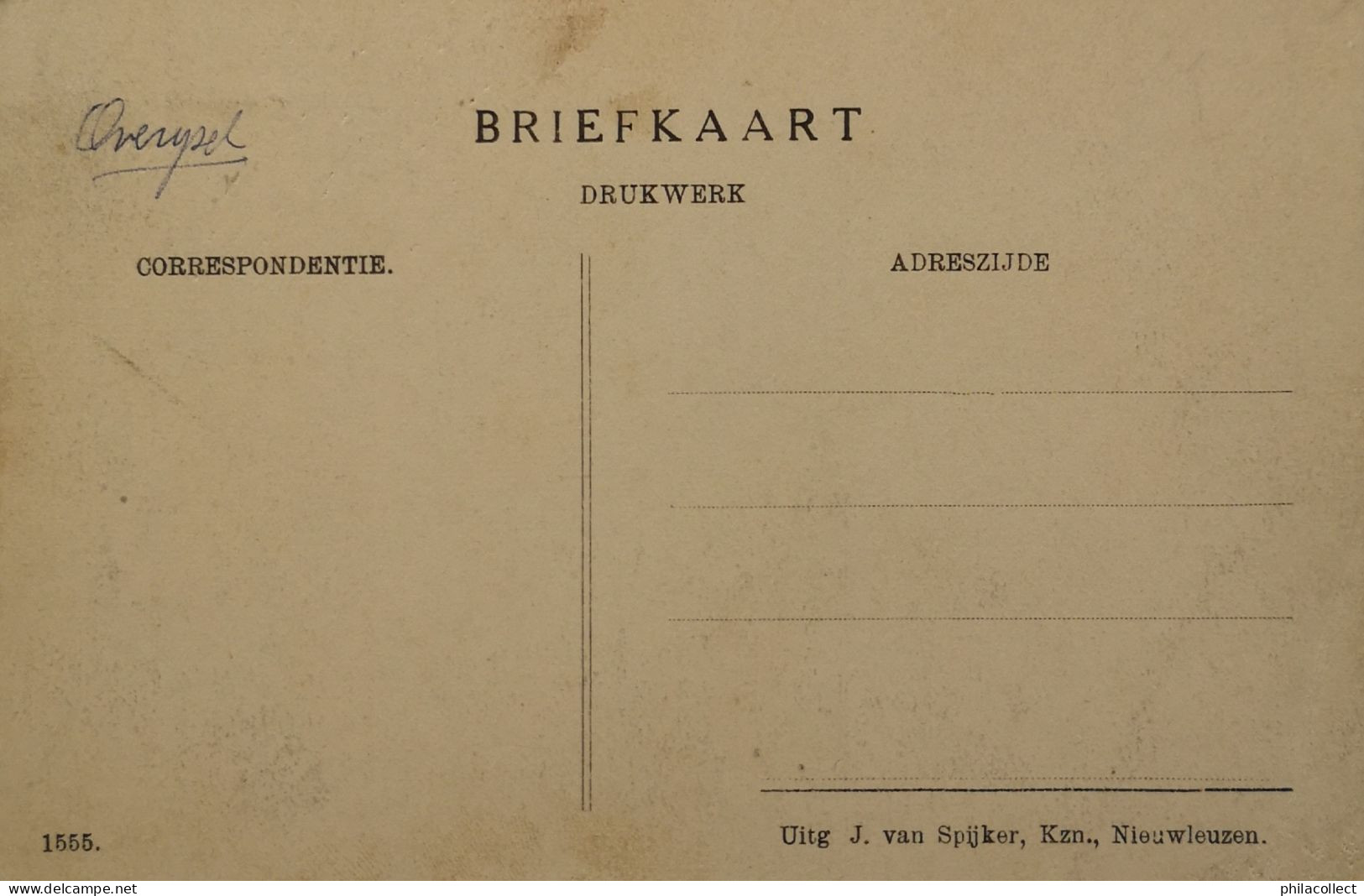 Nieuwleuzen - Nieuwleusen (Ov.) Kruispunt (veel Volk) 19?? Topkaart - Otros & Sin Clasificación