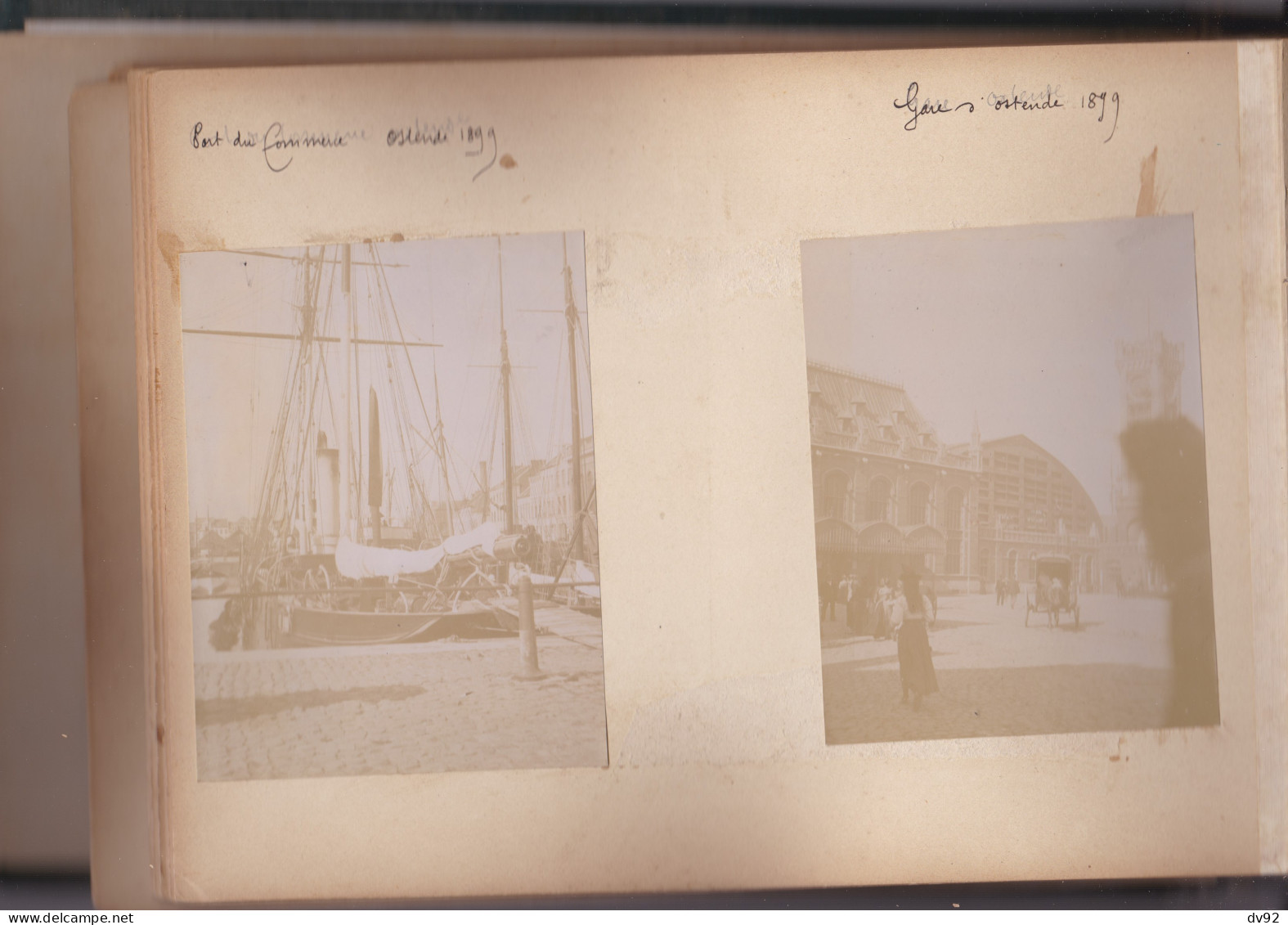 BELGIQUE LOT DE PHOTOGRAPHIES ANVERS LIEGE OSTENDE GAND BRUGES