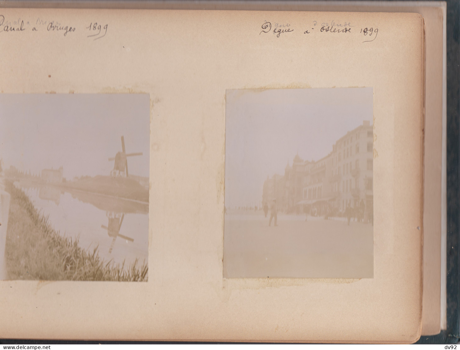 BELGIQUE LOT DE PHOTOGRAPHIES ANVERS LIEGE OSTENDE GAND BRUGES