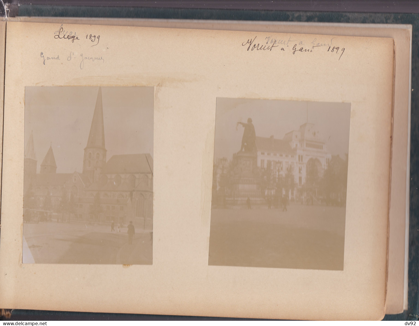 BELGIQUE LOT DE PHOTOGRAPHIES ANVERS LIEGE OSTENDE GAND BRUGES