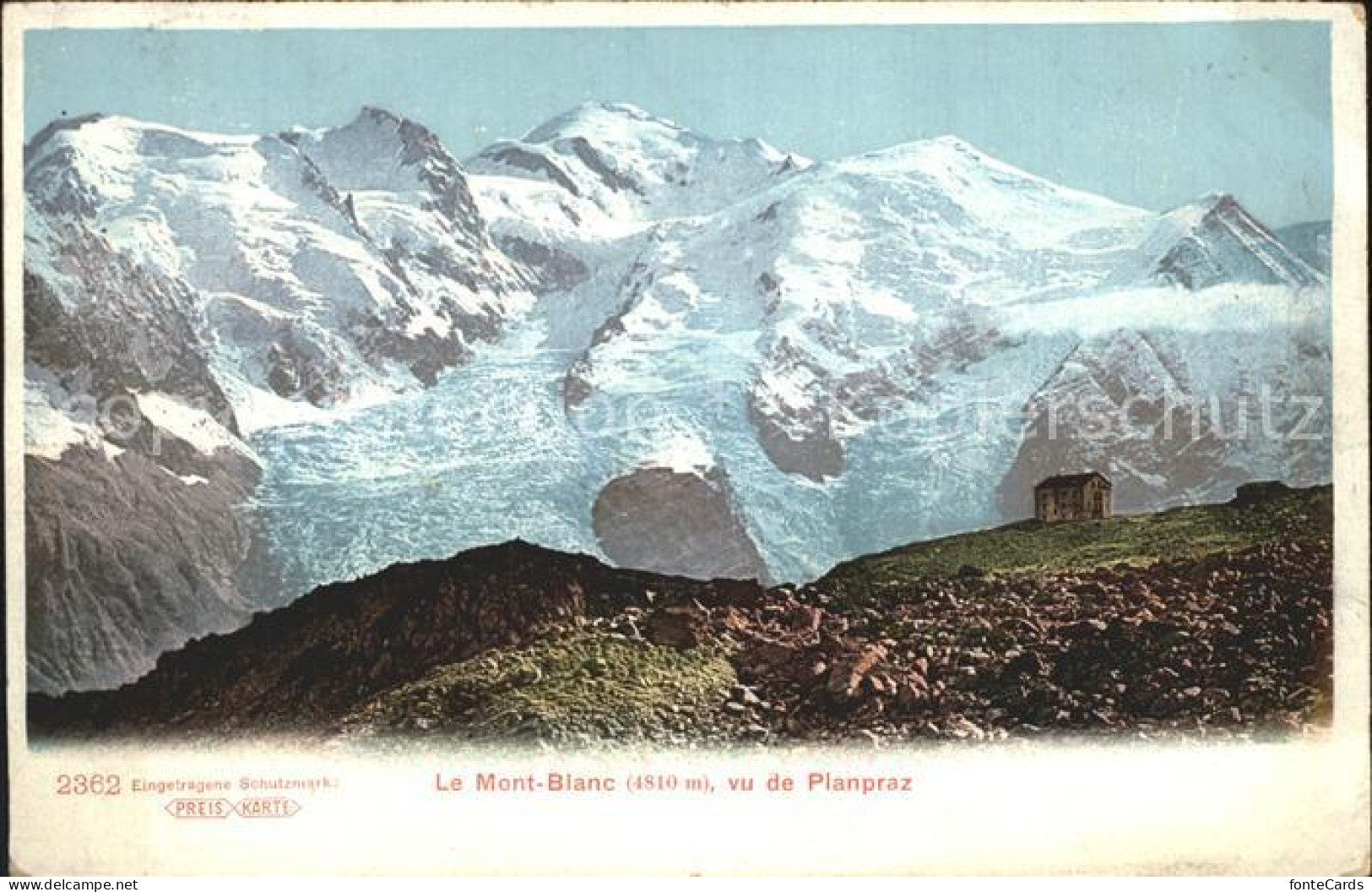 12338214 Territet Le Mont Blanc Vu De Planpraz Territet - Sonstige & Ohne Zuordnung