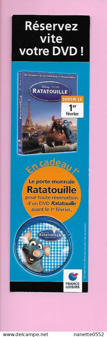 MP - FRANCE LOISIRS - Harry Potter / Ratatouille - Marcapáginas