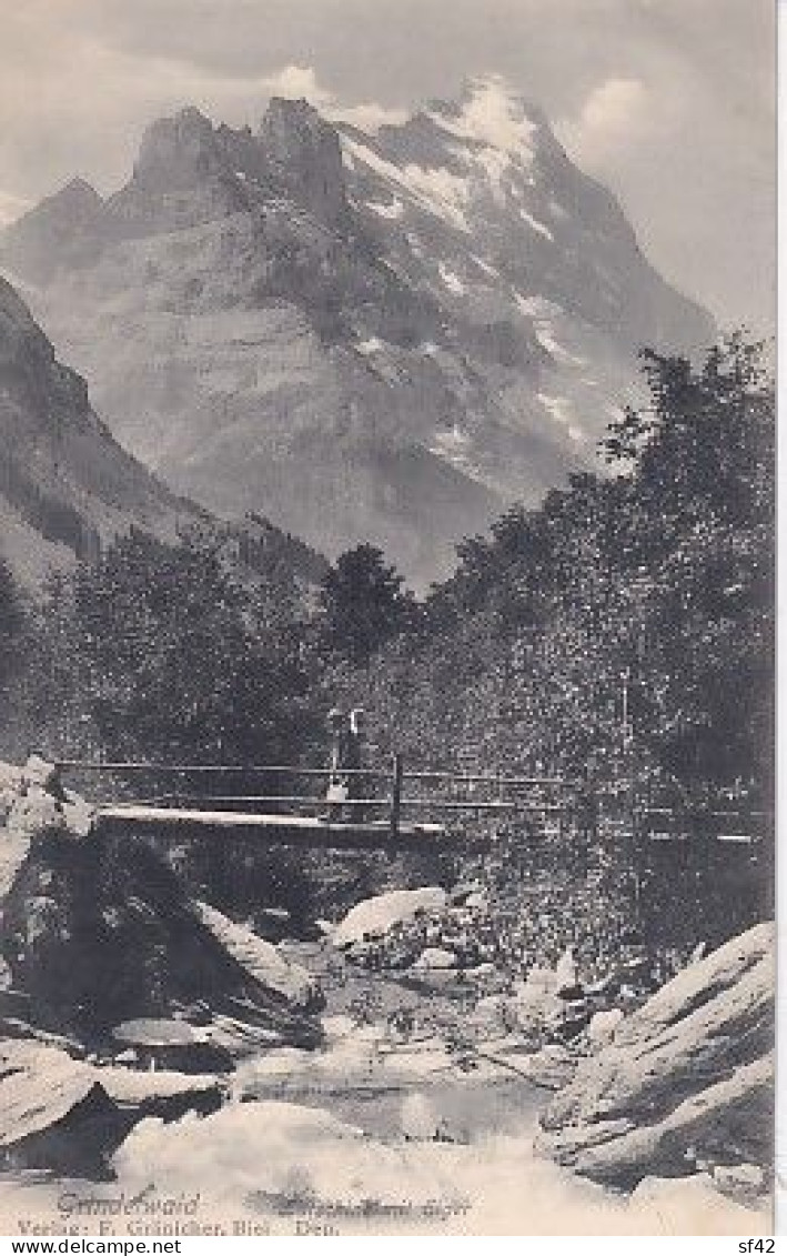 GRINDELWALD               LUTSCHINE MIT EIGER - Grindelwald