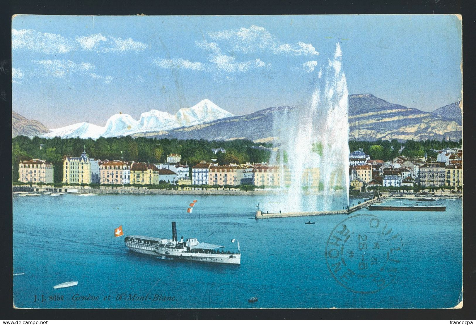 14650 - SUISSE - GENEVE Et Le Mont-Blanc - Genève