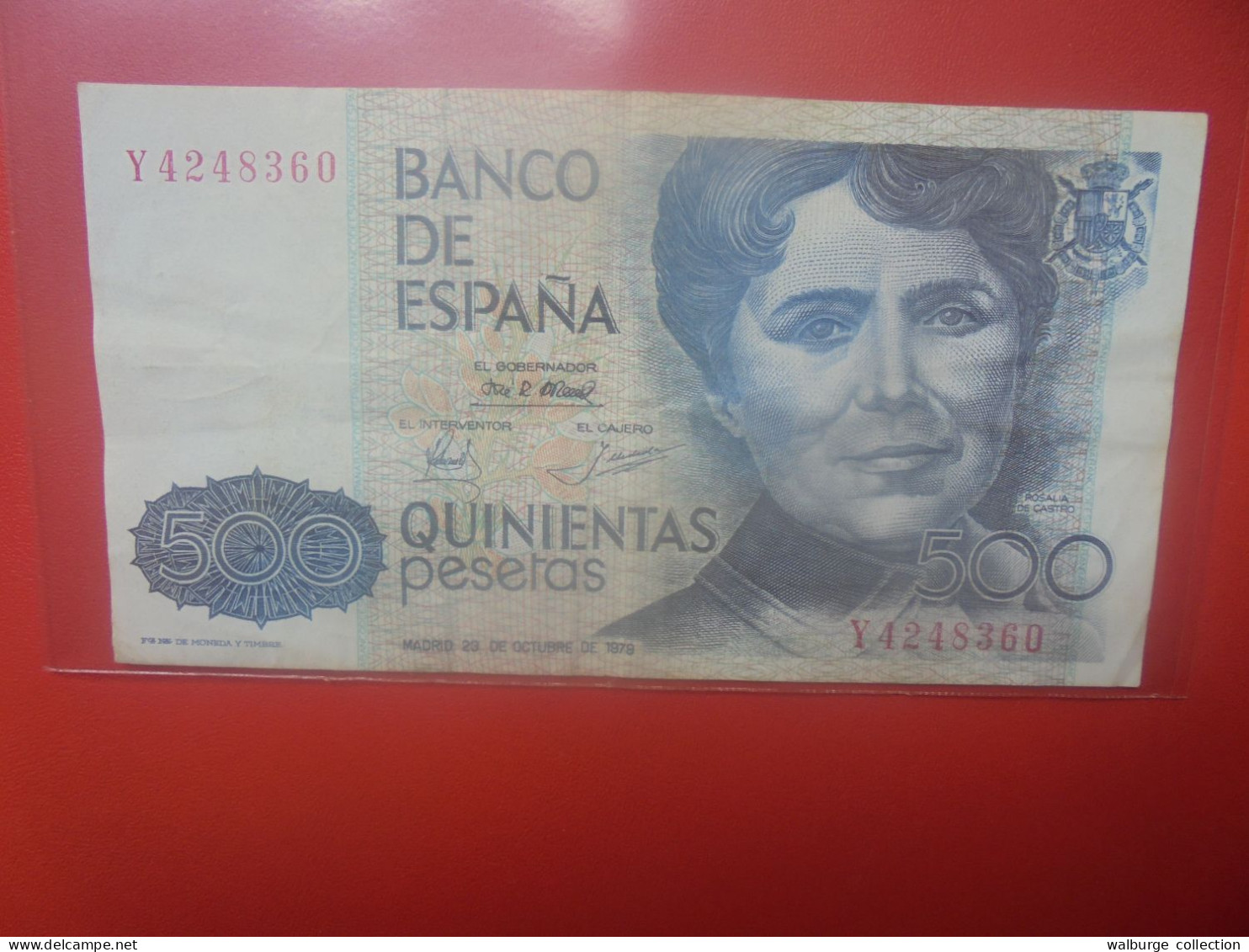 ESPAGNE 500 PESETAS 1979 Circuler (B.33) - [ 4] 1975-… : Juan Carlos I