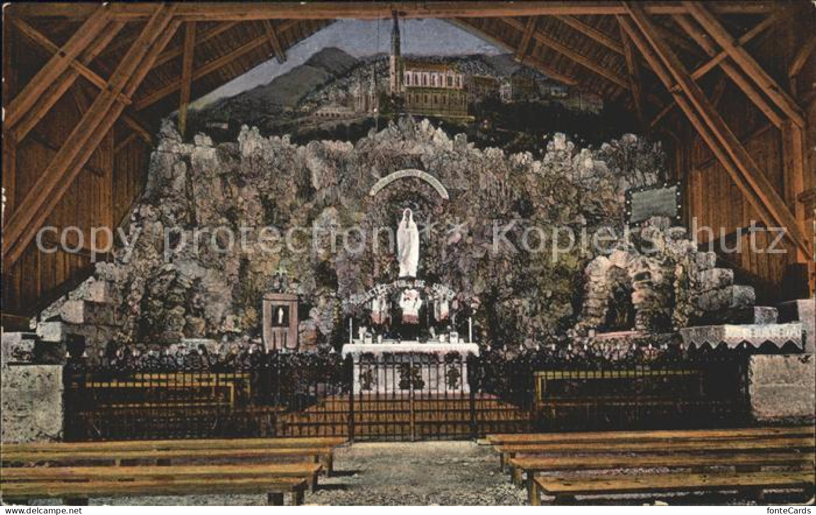 12338084 Gaehwil St. Iddaburg Lourdesgrotte Gaehwil - Other & Unclassified