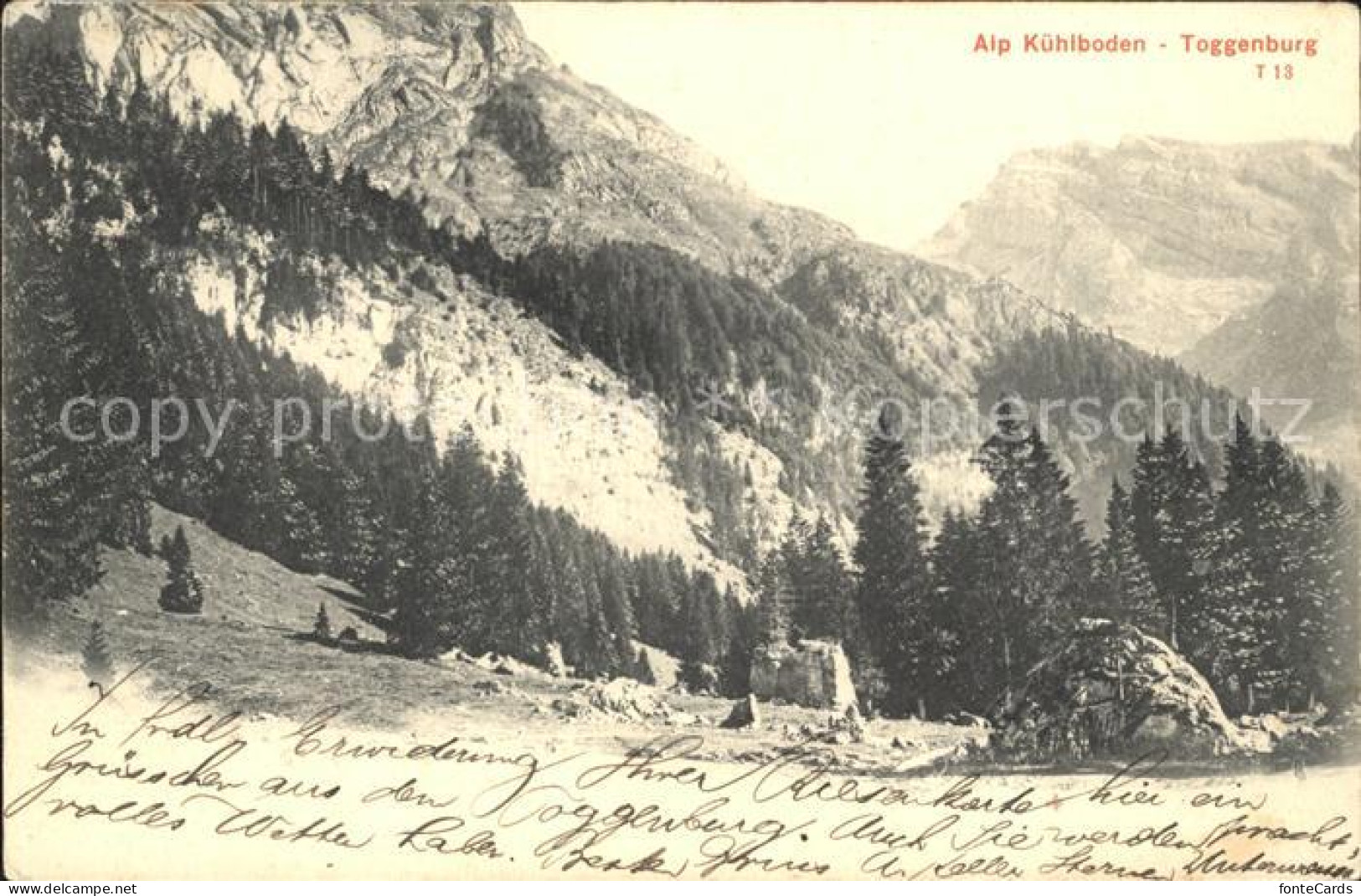 12338078 Unterwasser Toggenburg Alp Kuehlboden  Unterwasser - Autres & Non Classés