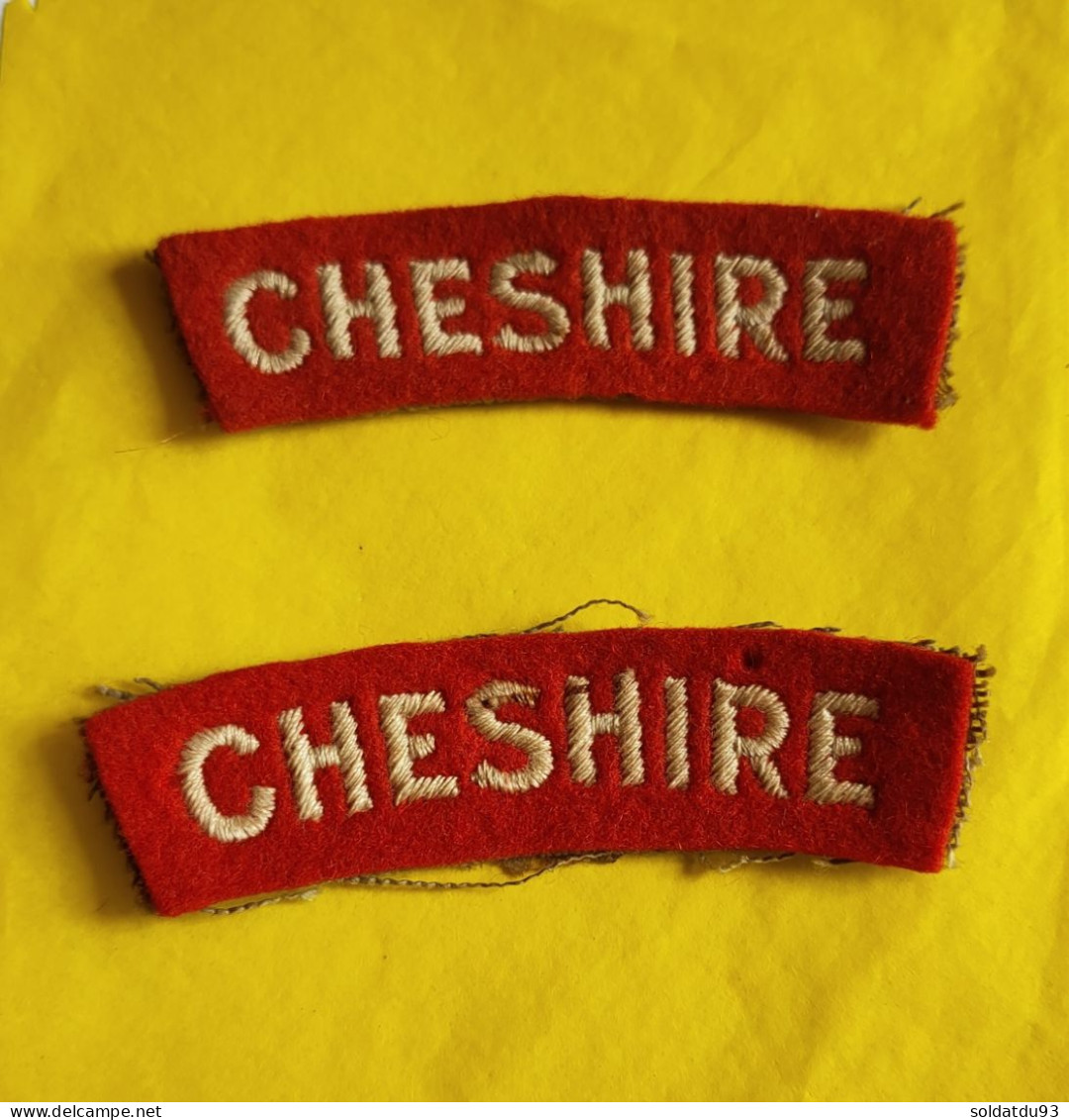 Titres D'épaule Cheshire (La Paire) - Stoffabzeichen