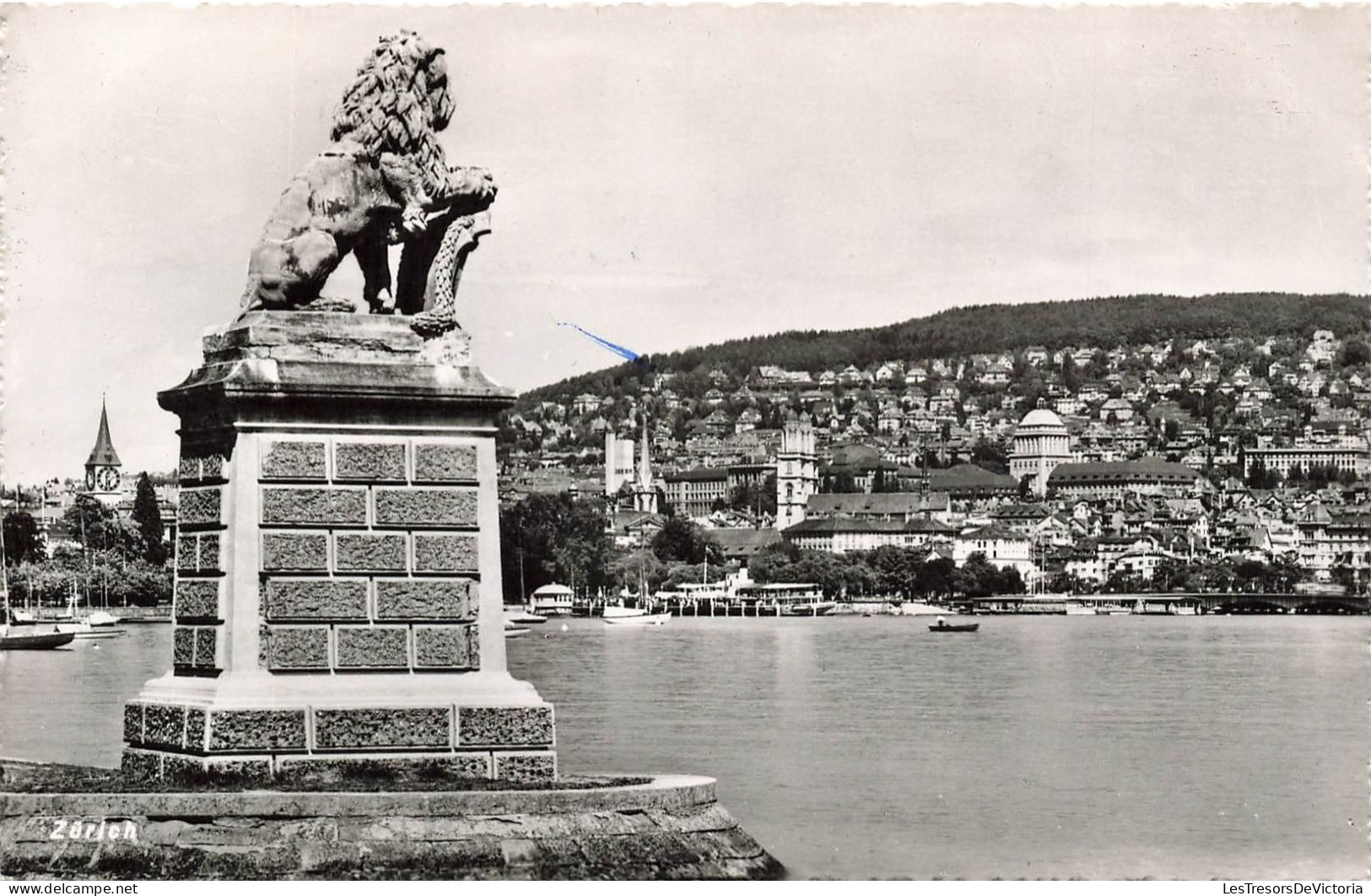 SUISSE - Zurich - Lion - Lac - Vue Générale - Carte Postale - Zürich