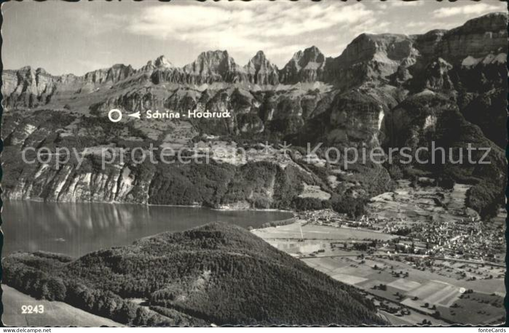 12338031 Walenstadtberg Alpenhotel Schrina-Hochdruck Fliegeraufnahme Walenstadtb - Sonstige & Ohne Zuordnung