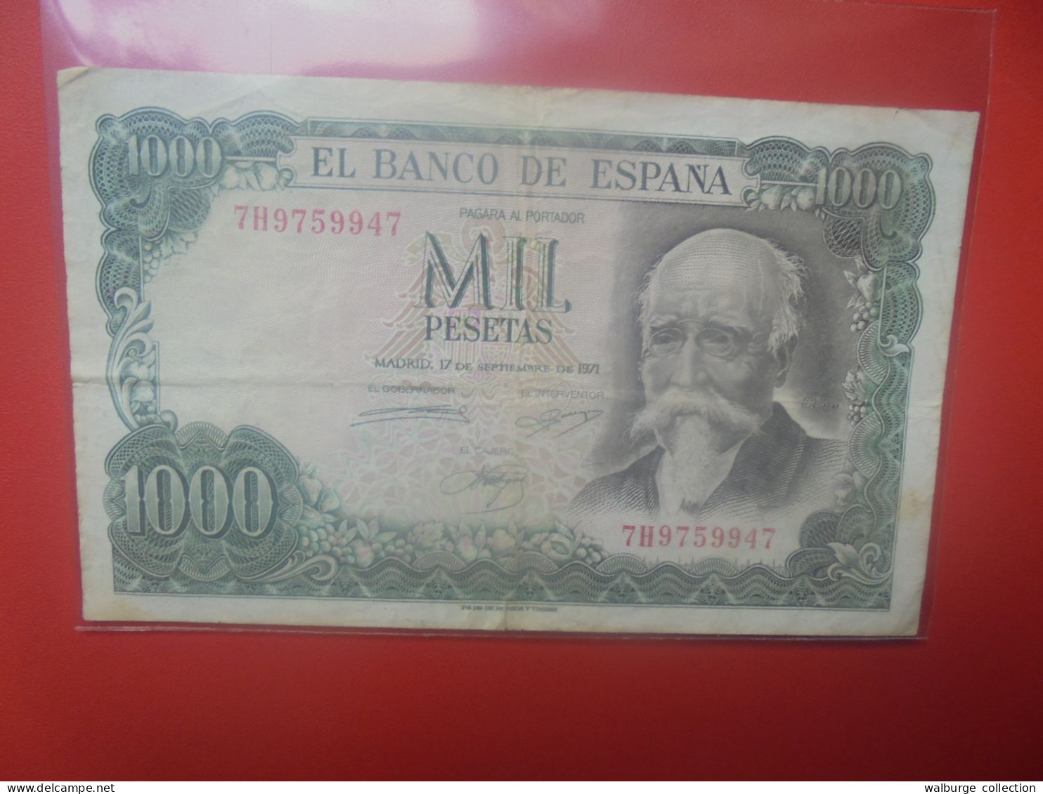 ESPAGNE 1000 PESETAS 1971 Circuler (B.33) - [ 4] 1975-…: Juan Carlos I.