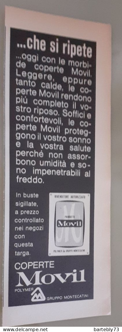 Pubblicità Lavanda Fragrante Bertelli/Coperte Movil (1963) - Pubblicitari