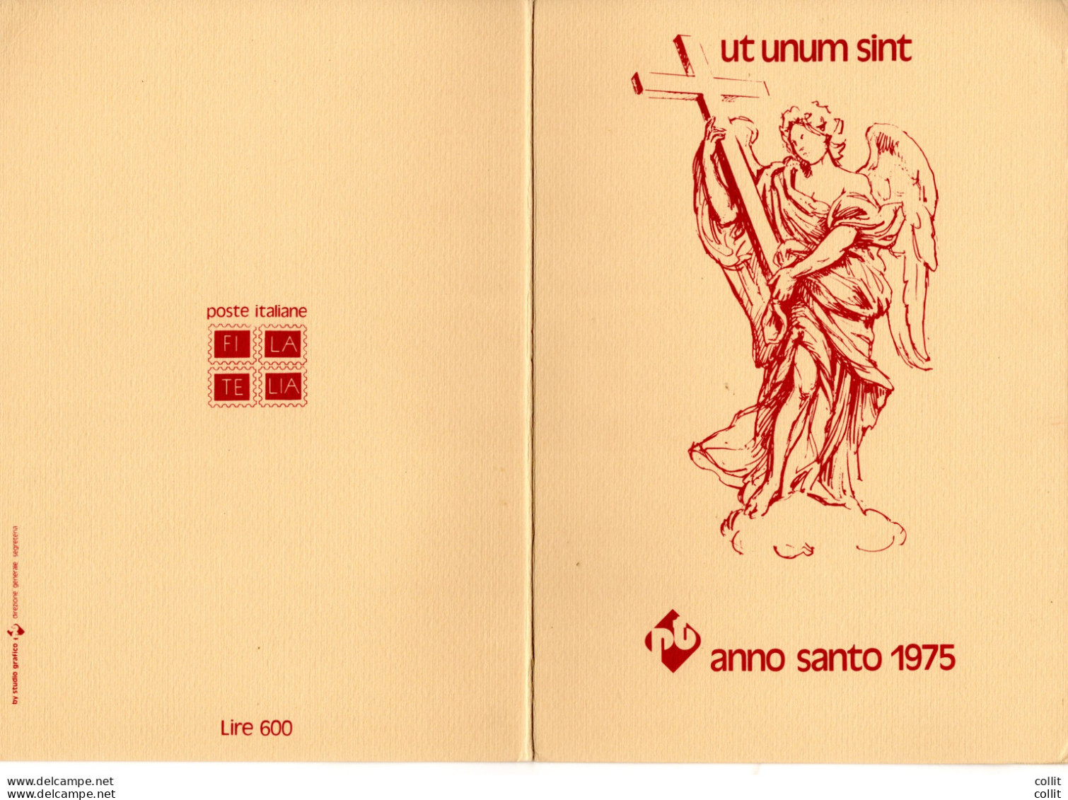 Precursore Folder 1975 - Anno Santo - Errors And Curiosities